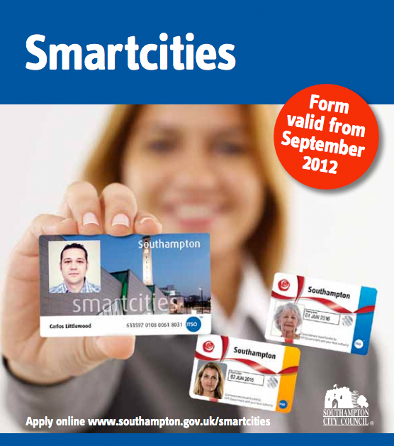 Smartcities card for crossing the Itchen toll bridge in southampton