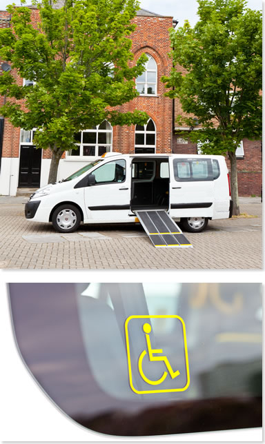 Wheelchair access on Southampton City Taxis